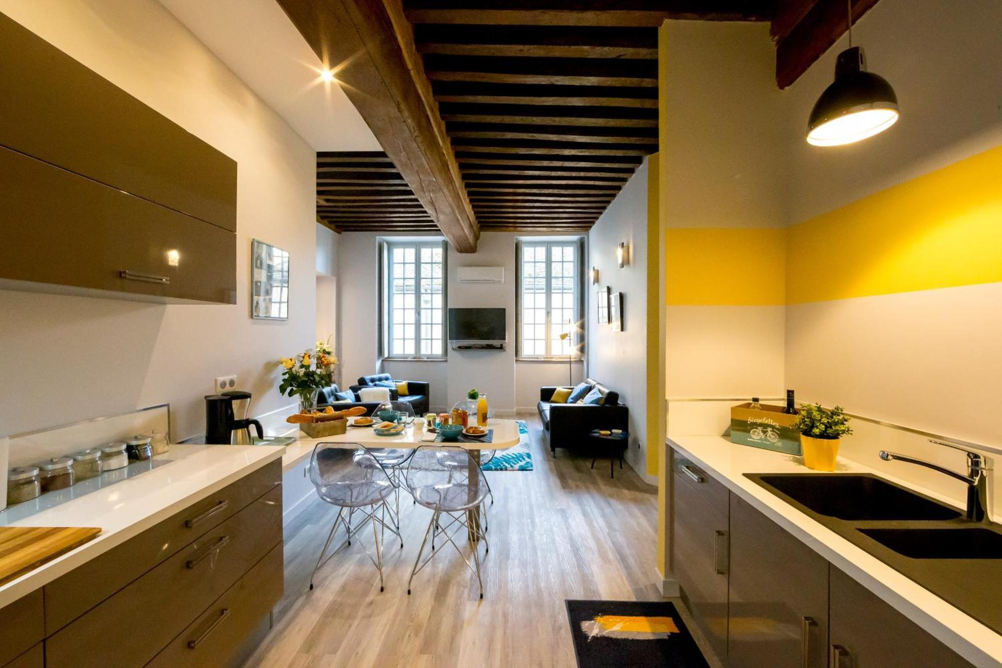 Residence Beaune Sweet Home, 4 Appartements D'Exception Avec Parking Inclus Номер фото